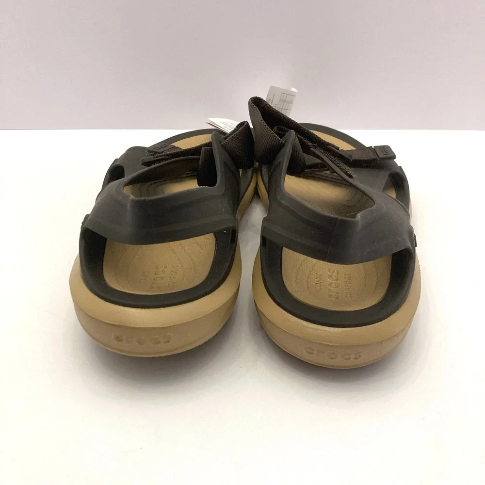 Crocs Swiftwater Expedition Sandal Brown Adjustable Sport Water Shoe Mens NEW